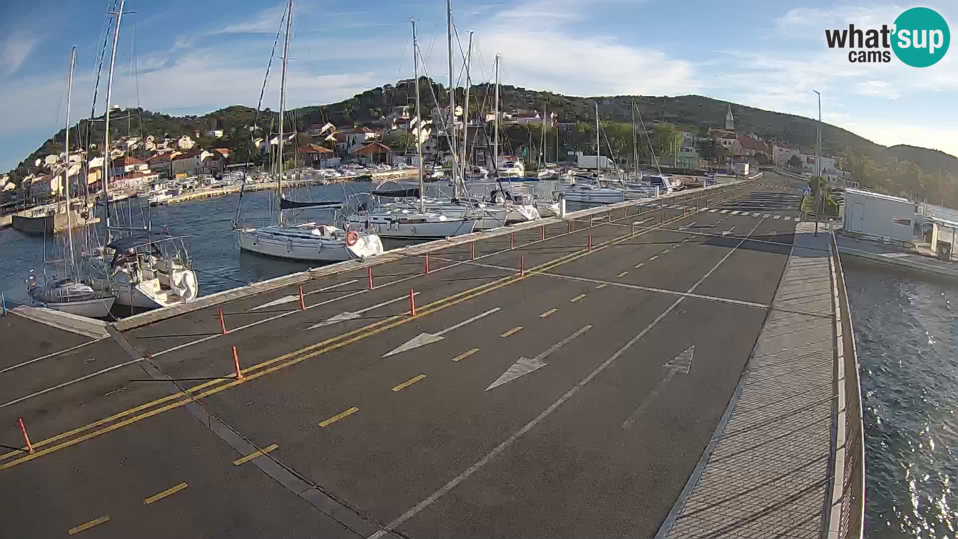 Dalmatia Tkon Ferry – webcams Croatia