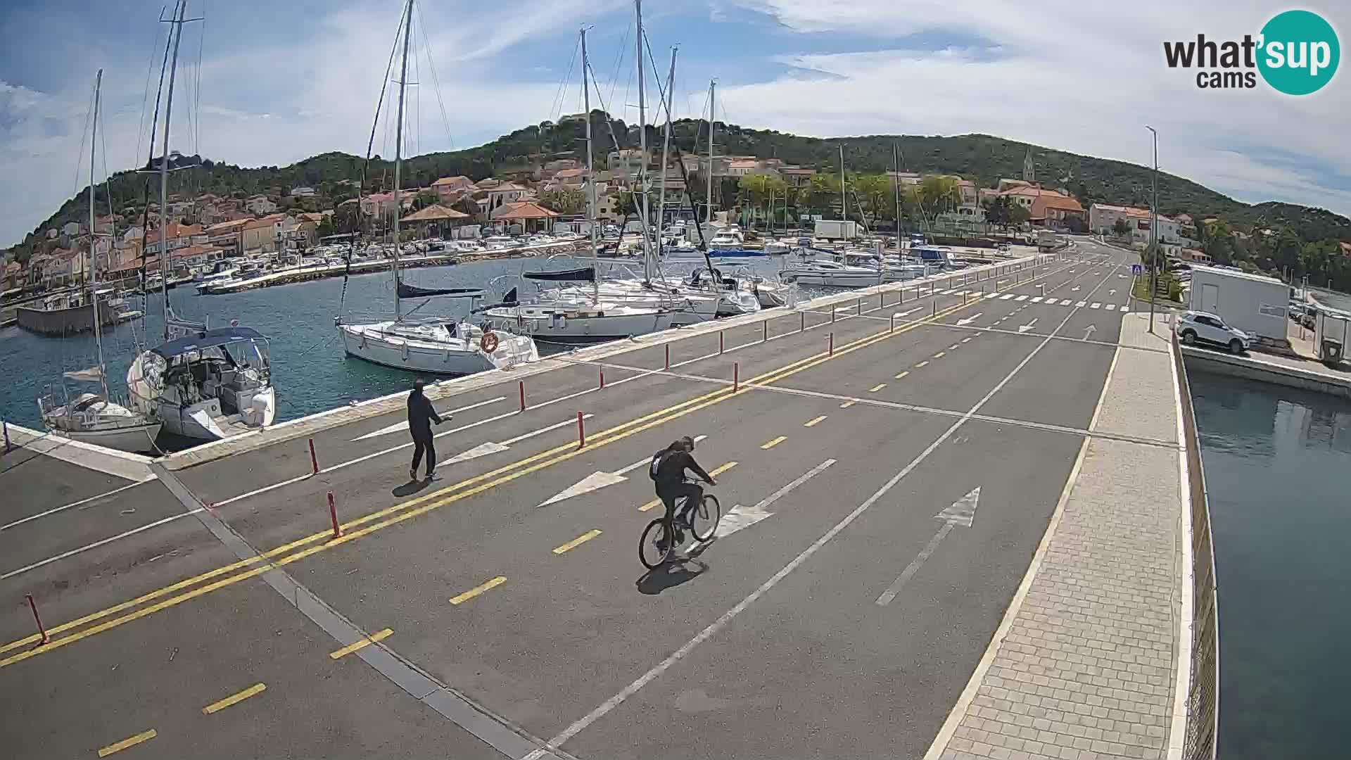 Dalmatie Tkon Traversier – webcams Croatie