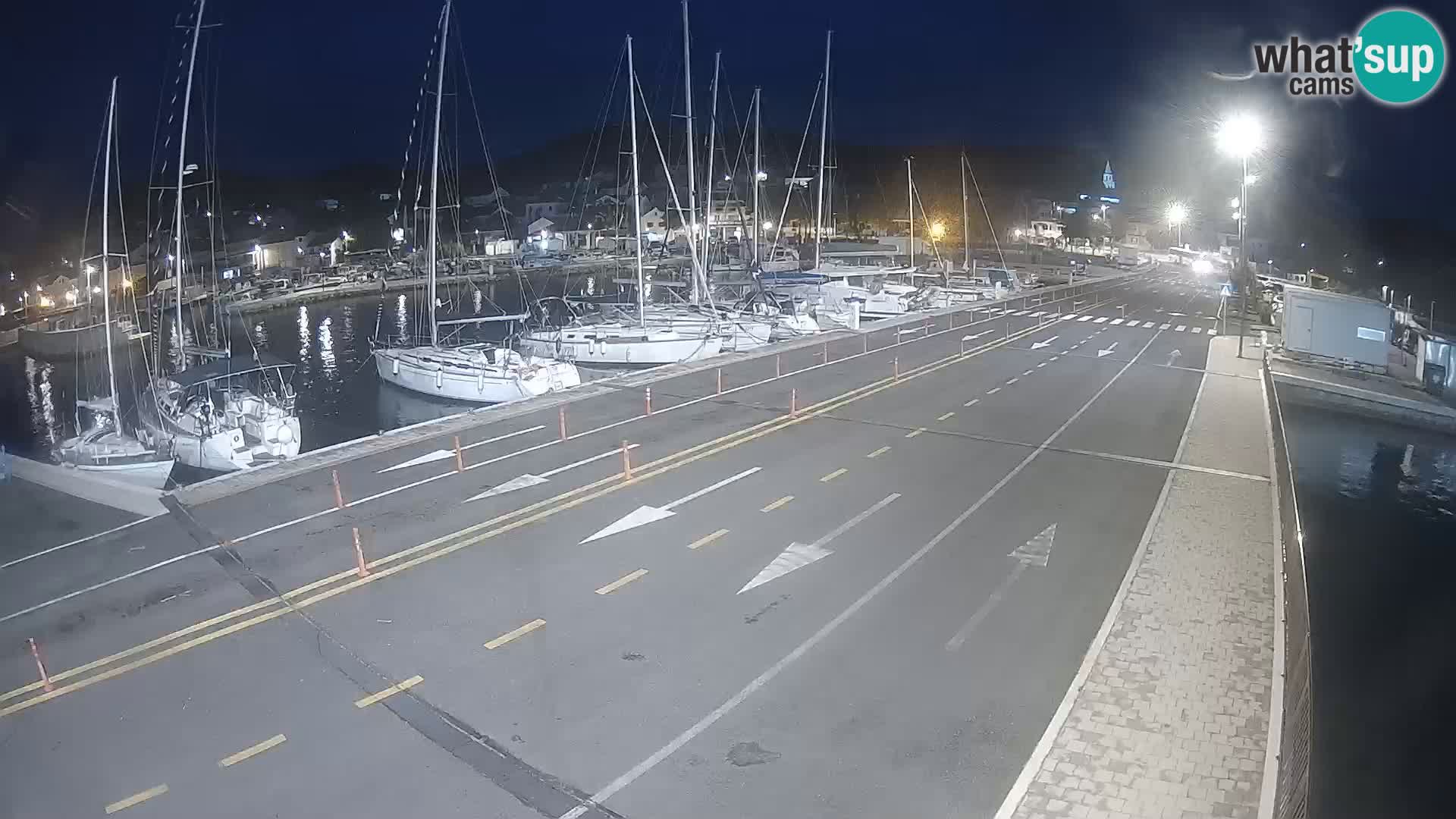 Dalmatie Tkon Traversier – webcams Croatie
