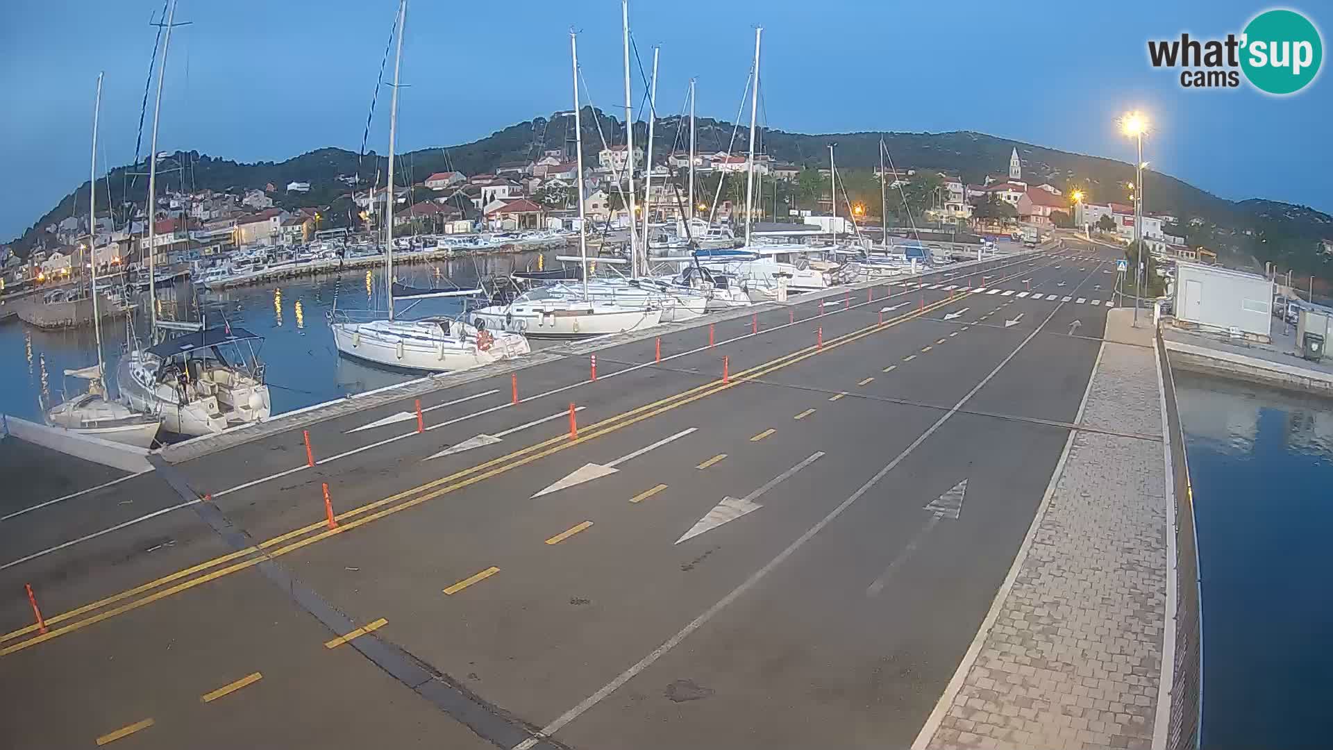Dalmatie Tkon Traversier – webcams Croatie