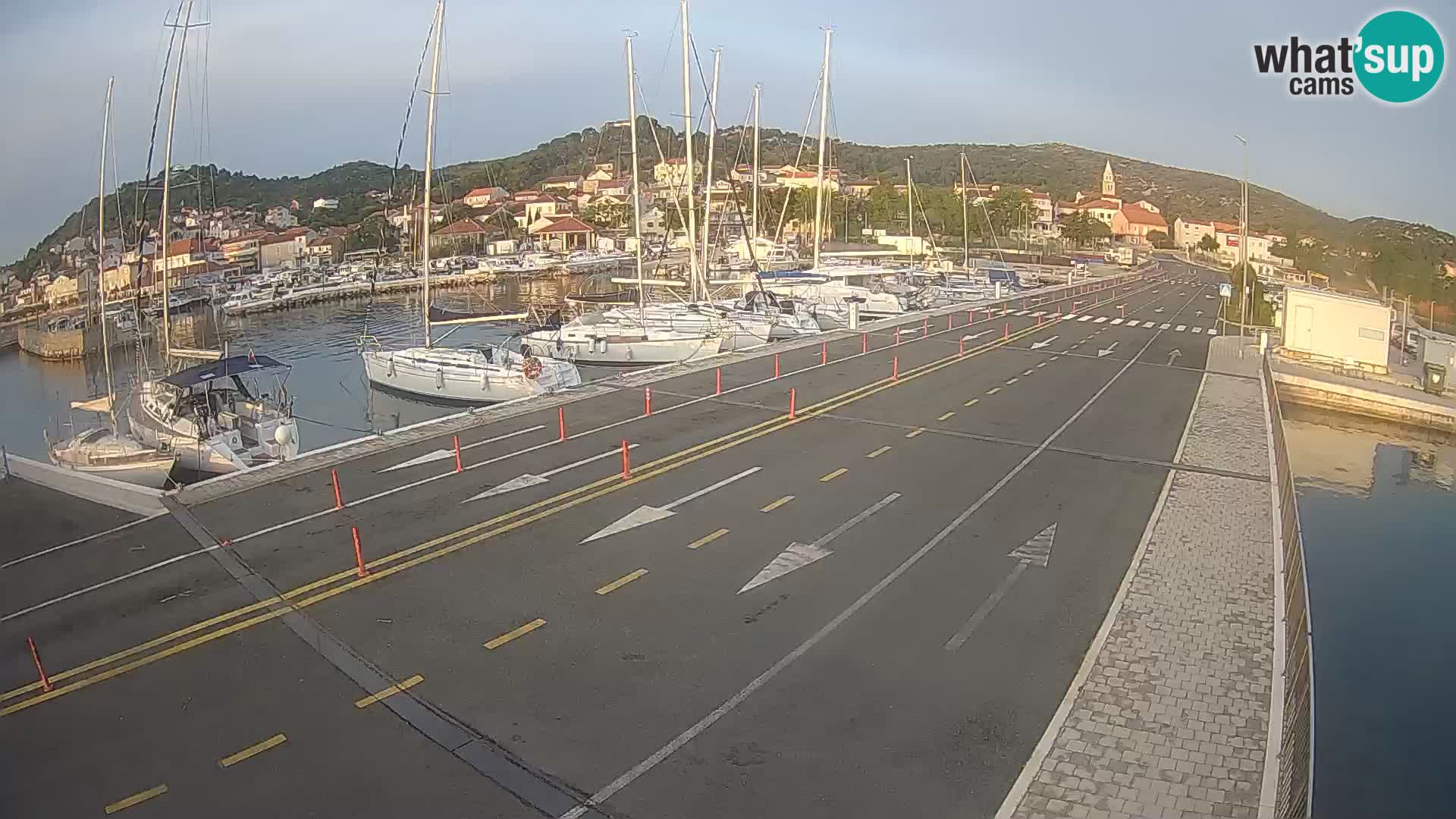 Dalmacia Tkon Transportar- webcams Croacia