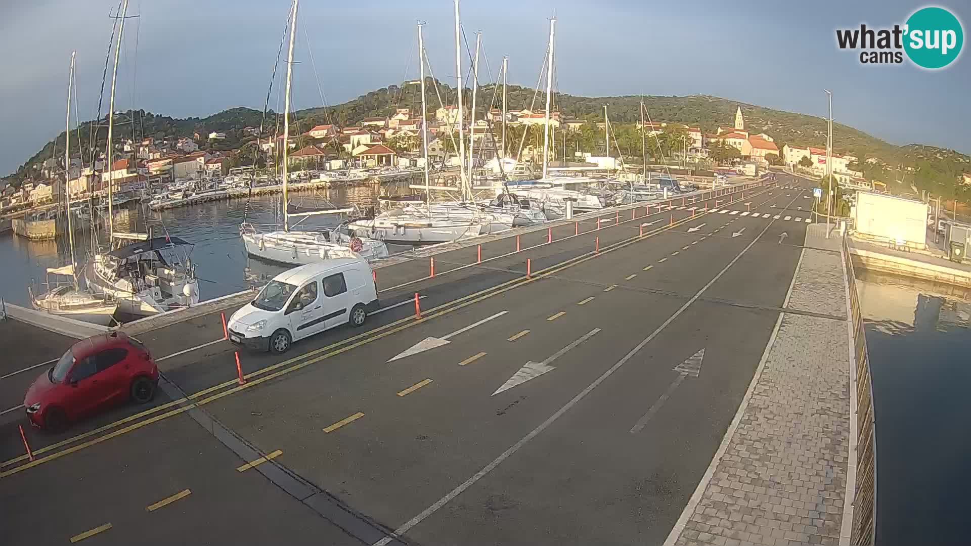 Dalmacija Trajekt Tkon – spletne kamere Hrvaška