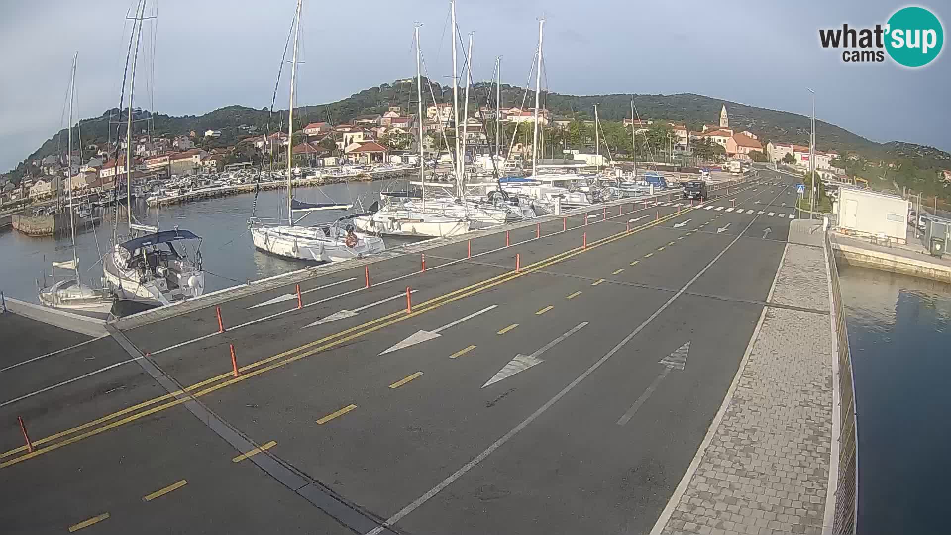 Dalmacia Tkon Transportar- webcams Croacia