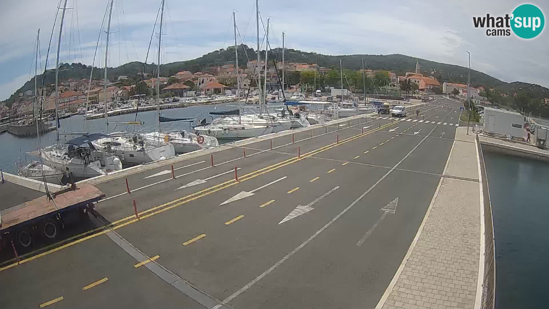 Dalmacia Tkon Transportar- webcams Croacia