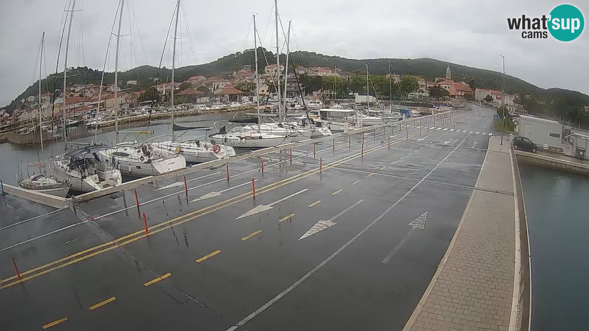 Dalmatie Tkon Traversier – webcams Croatie