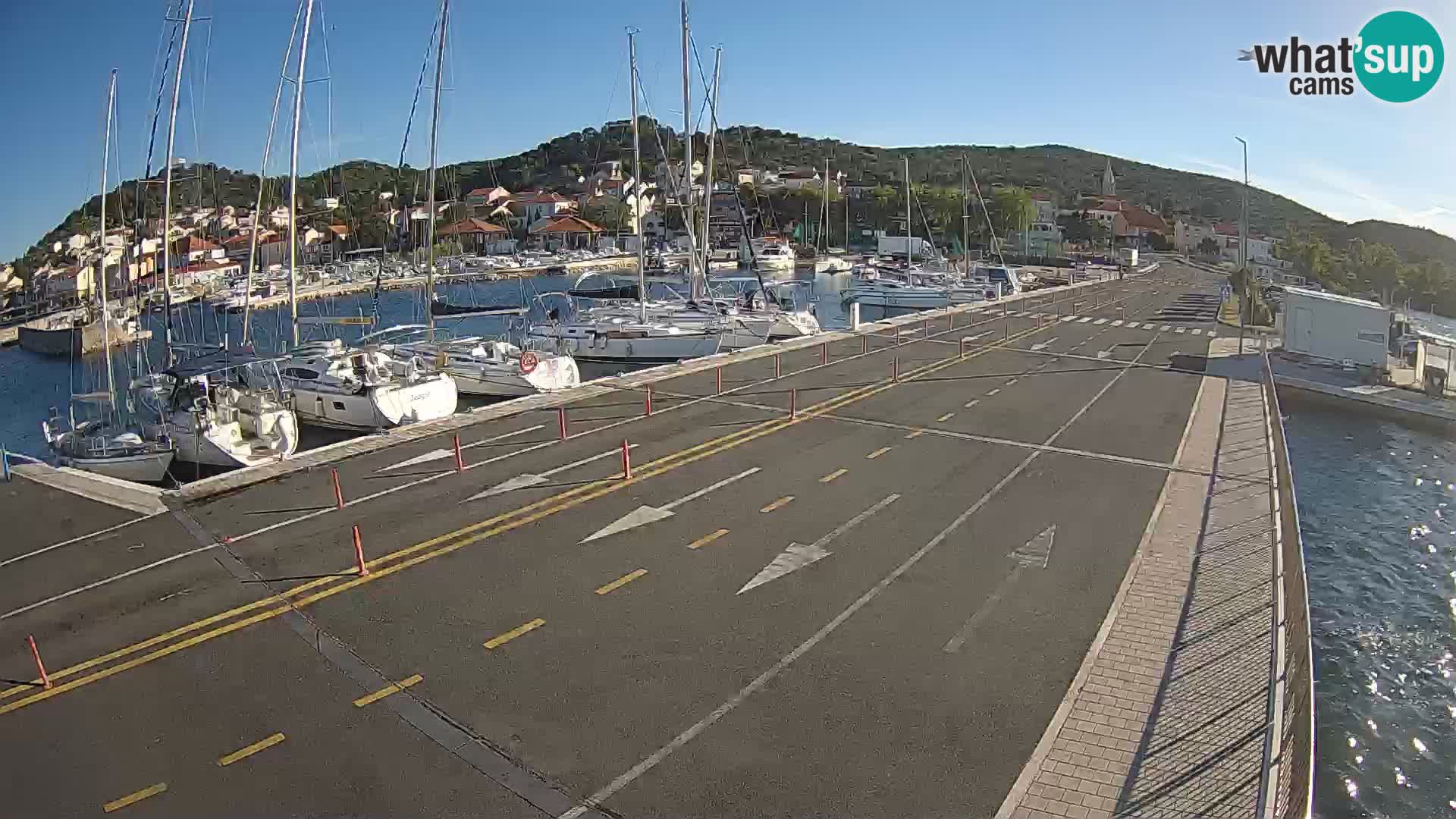 Dalmacia Tkon Transportar- webcams Croacia