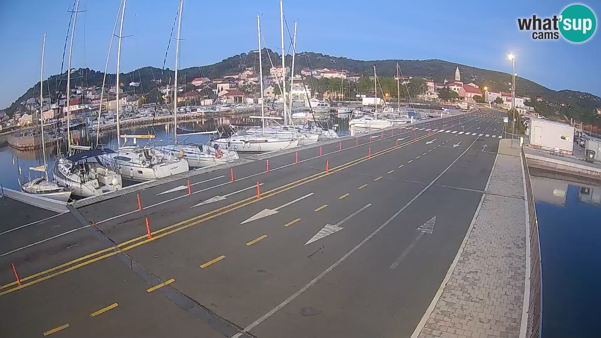 Dalmacia Tkon Transportar- webcams Croacia