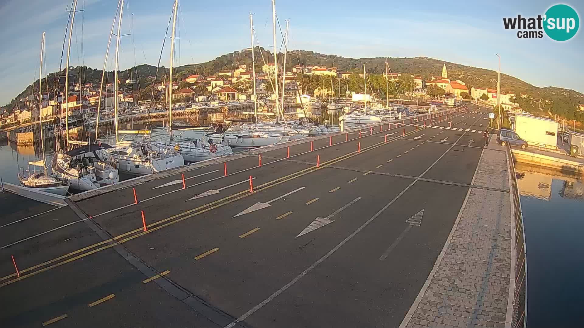 Dalmacia Tkon Transportar- webcams Croacia