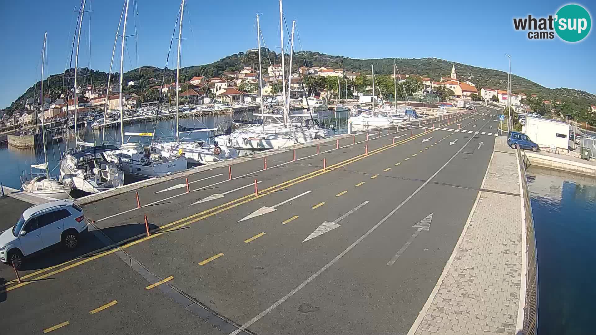 Dalmacia Tkon Transportar- webcams Croacia