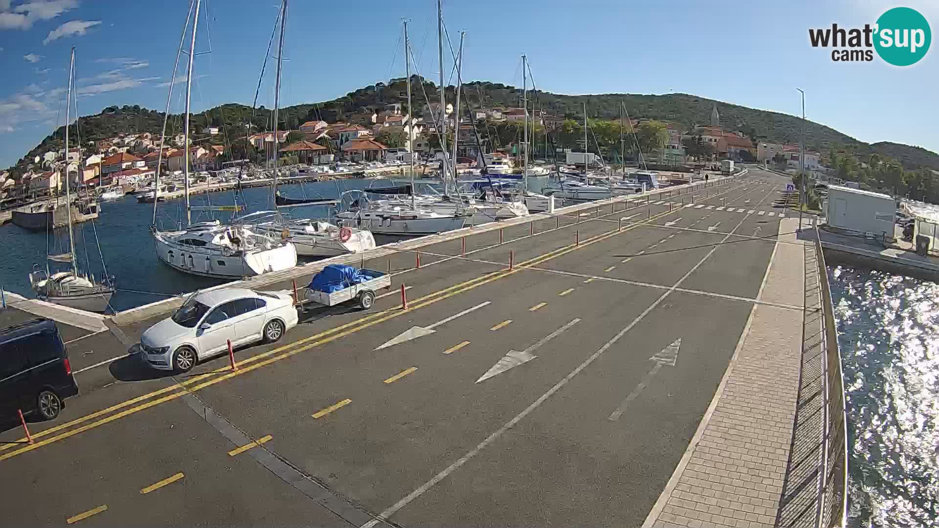 Dalmacia Tkon Transportar- webcams Croacia