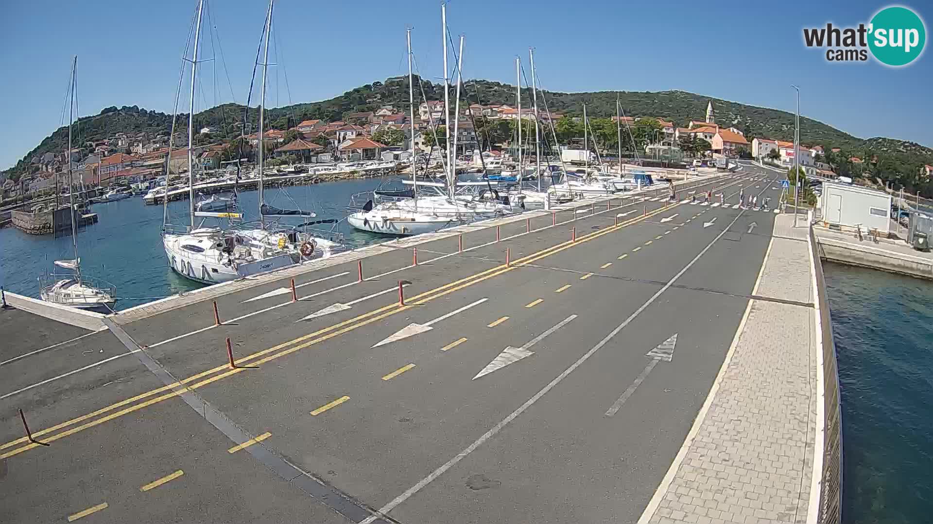 Dalmatien Tkon Fähre – Webcams Kroatien