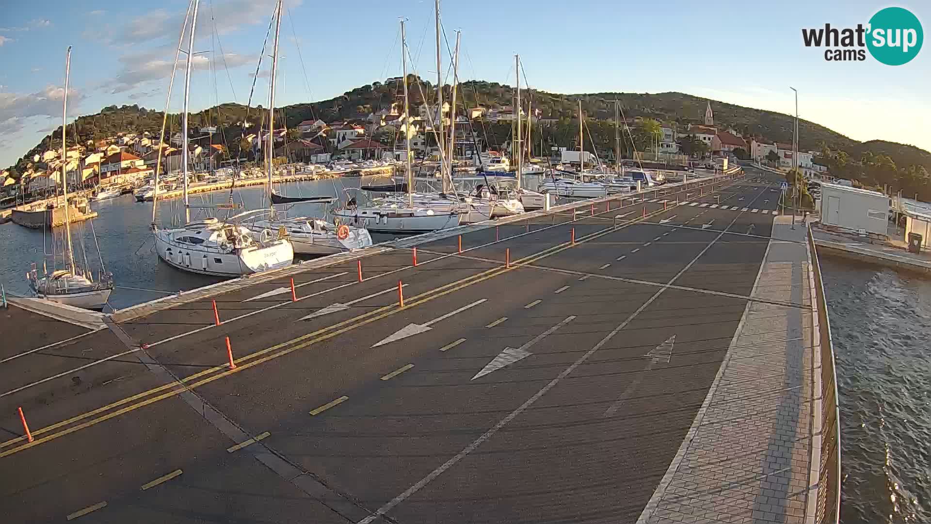 Dalmacia Tkon Transportar- webcams Croacia
