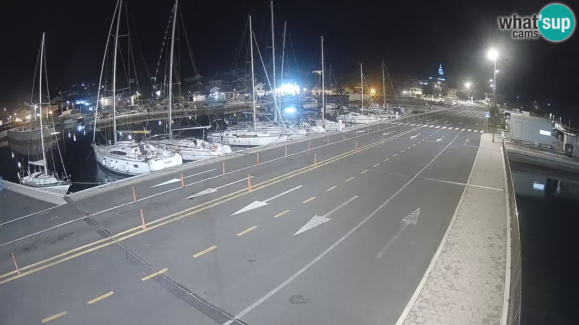 Dalmatie Tkon Traversier – webcams Croatie
