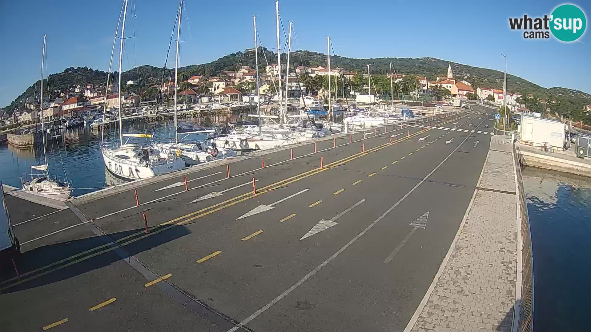 Dalmacia Tkon Transportar- webcams Croacia