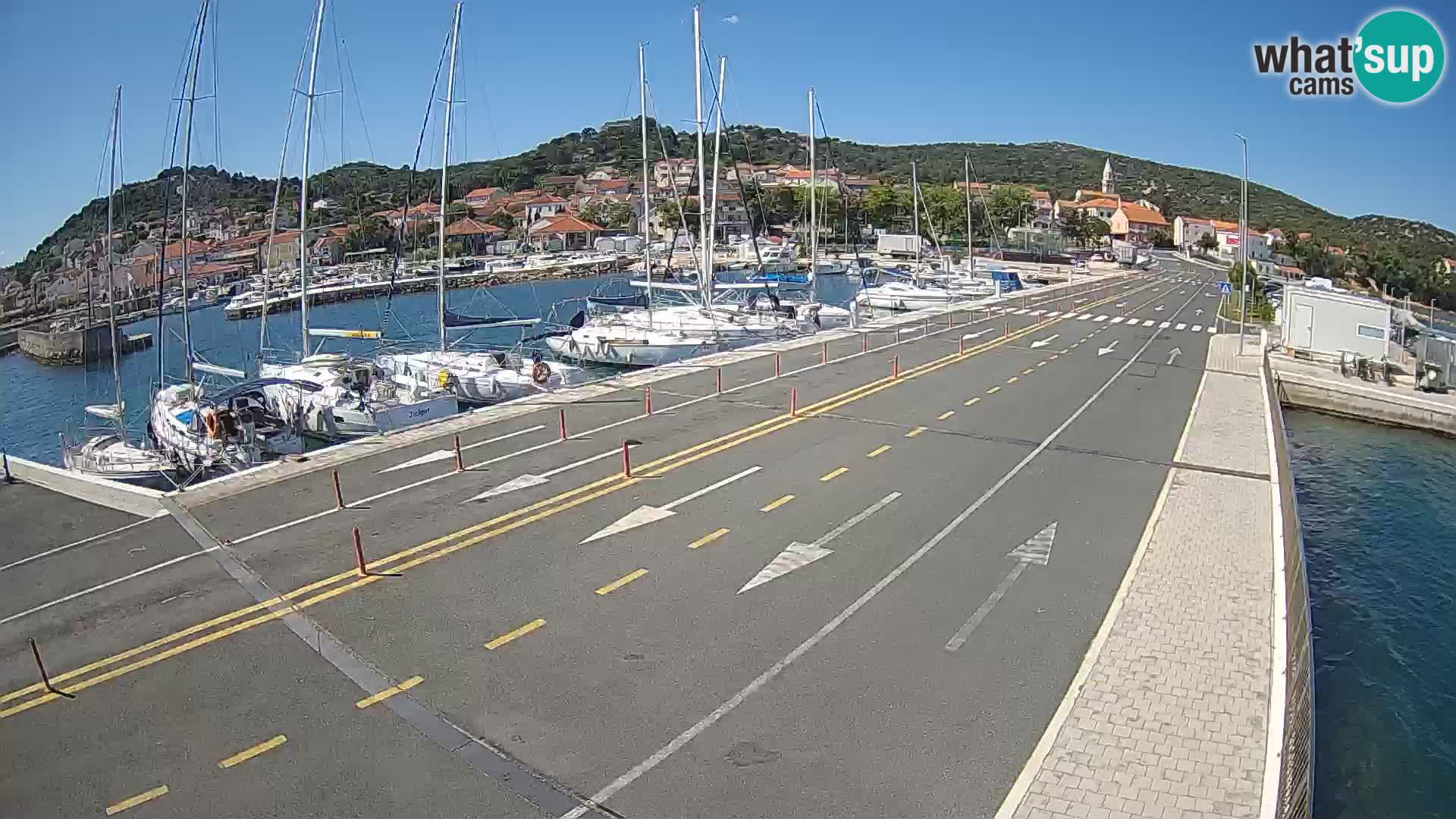 Dalmacija Trajekt Tkon – spletne kamere Hrvaška