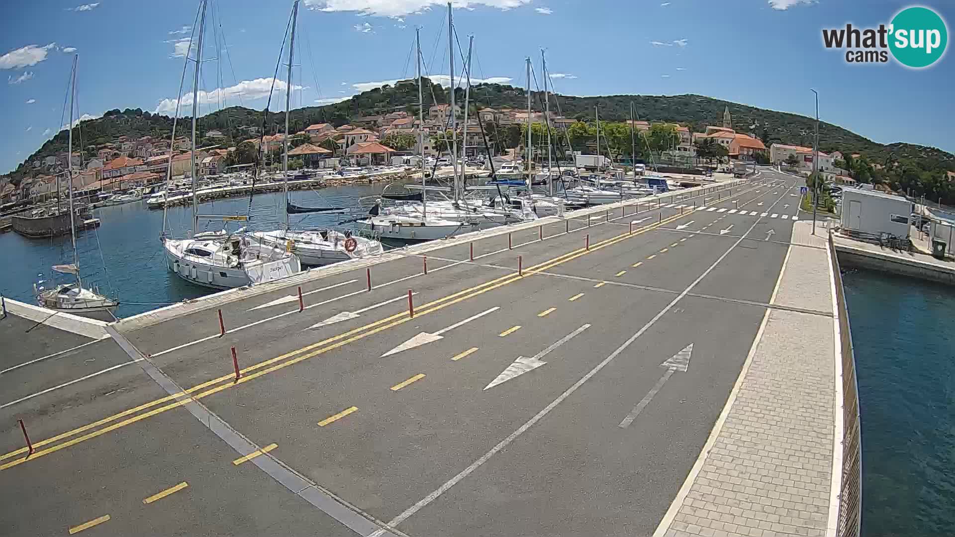 Dalmatie Tkon Traversier – webcams Croatie