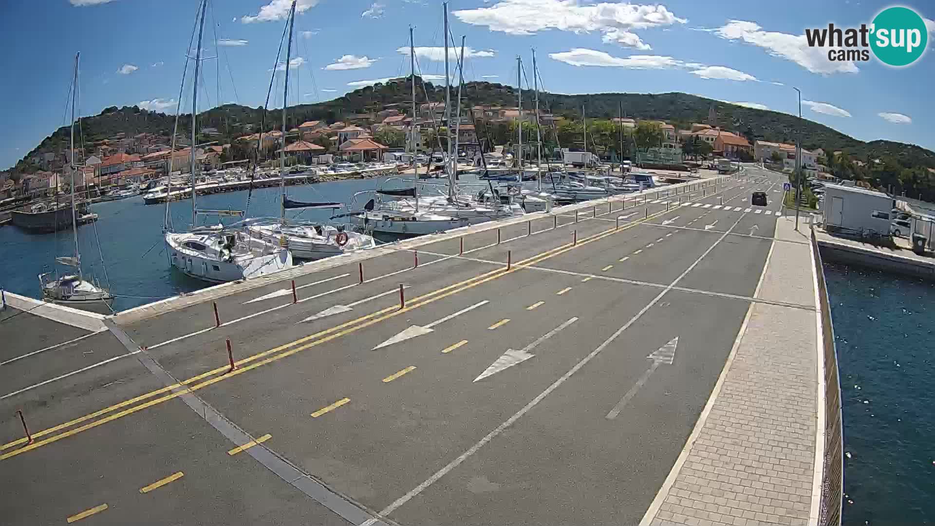 Dalmatie Tkon Traversier – webcams Croatie
