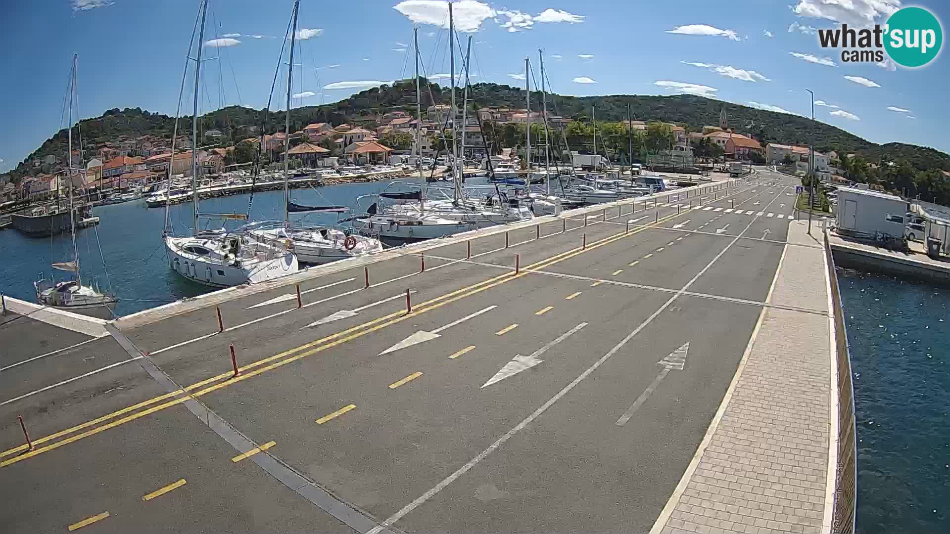 Dalmatie Tkon Traversier – webcams Croatie