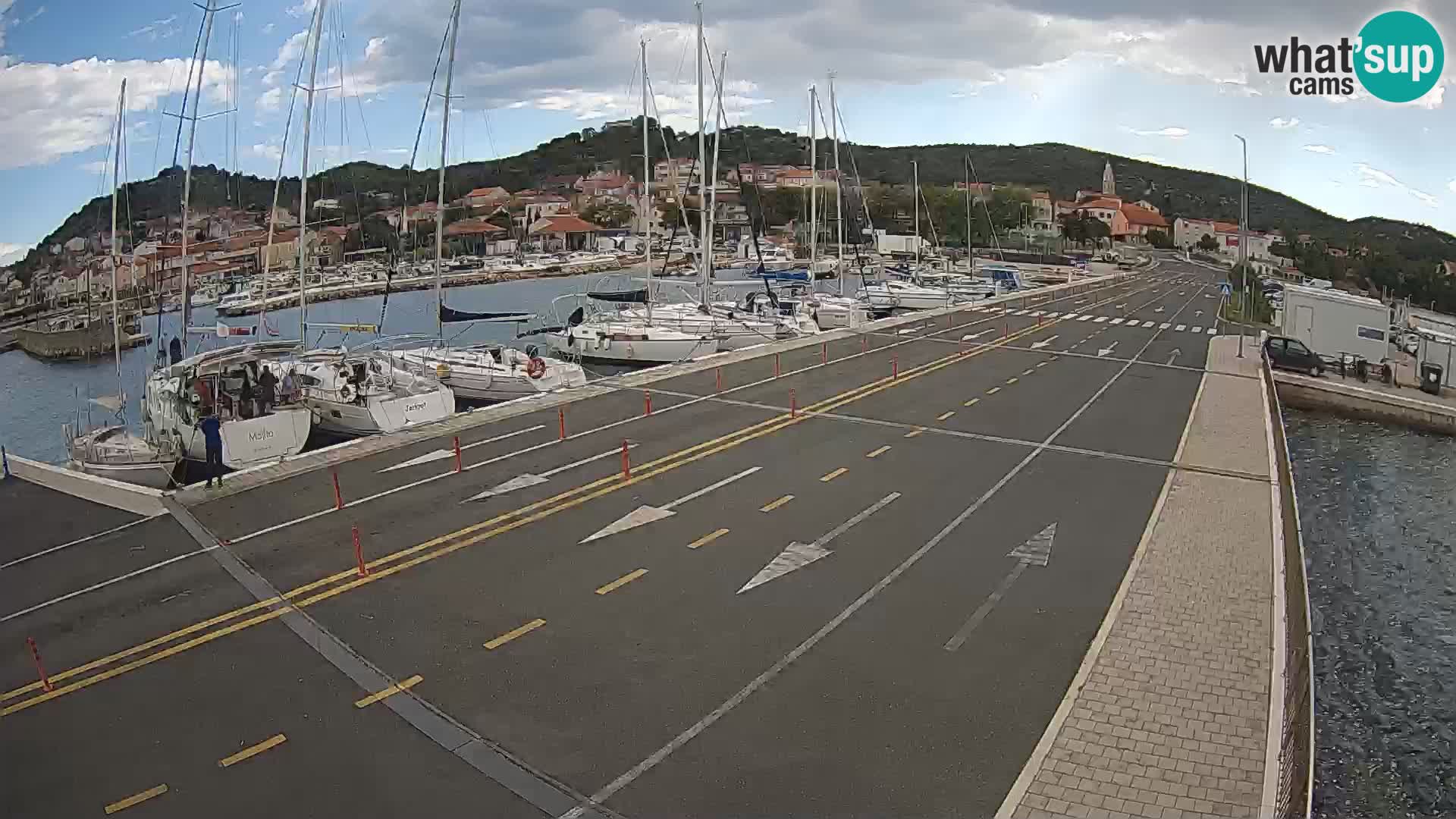 Dalmatie Tkon Traversier – webcams Croatie