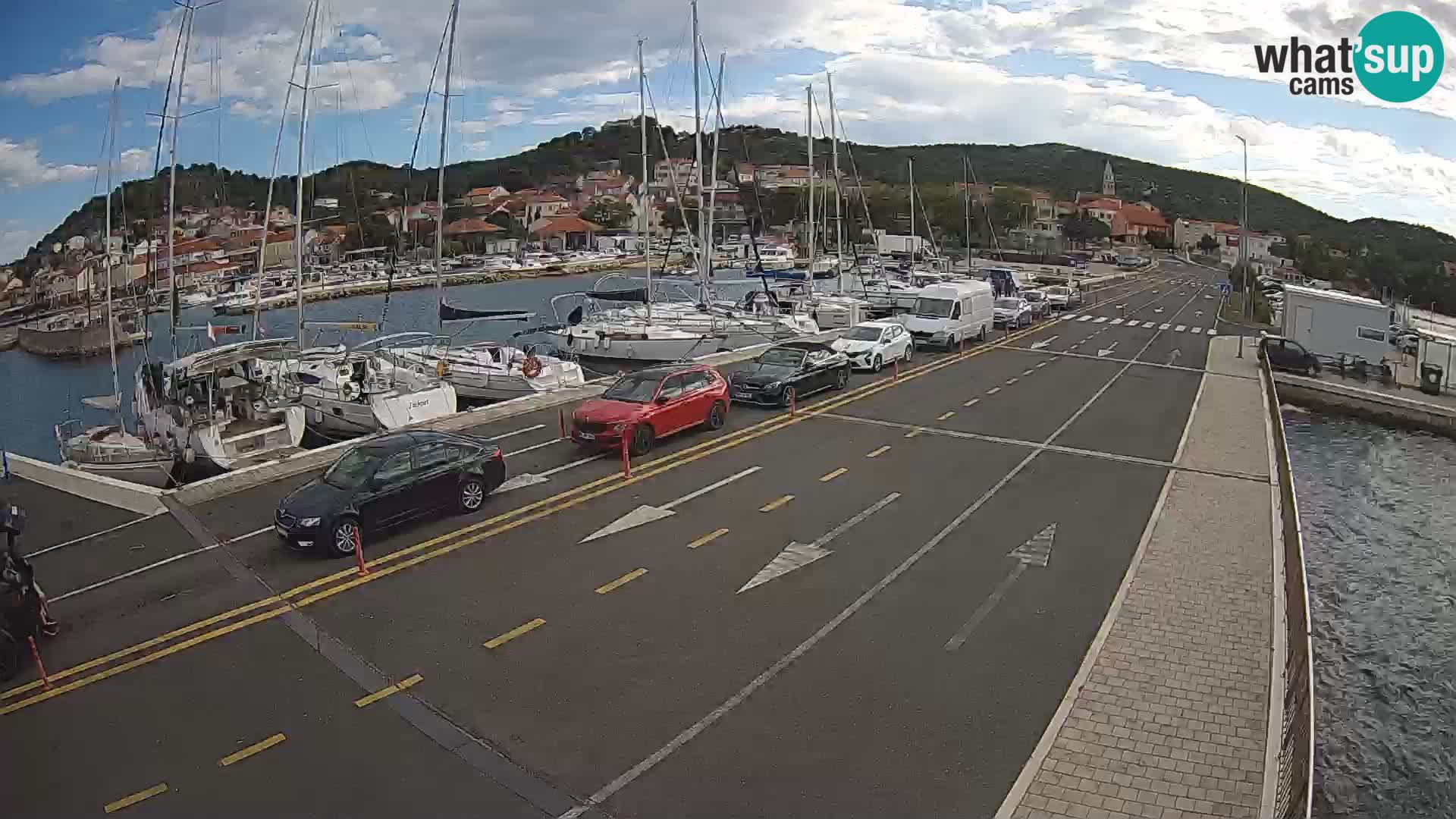Dalmacia Tkon Transportar- webcams Croacia