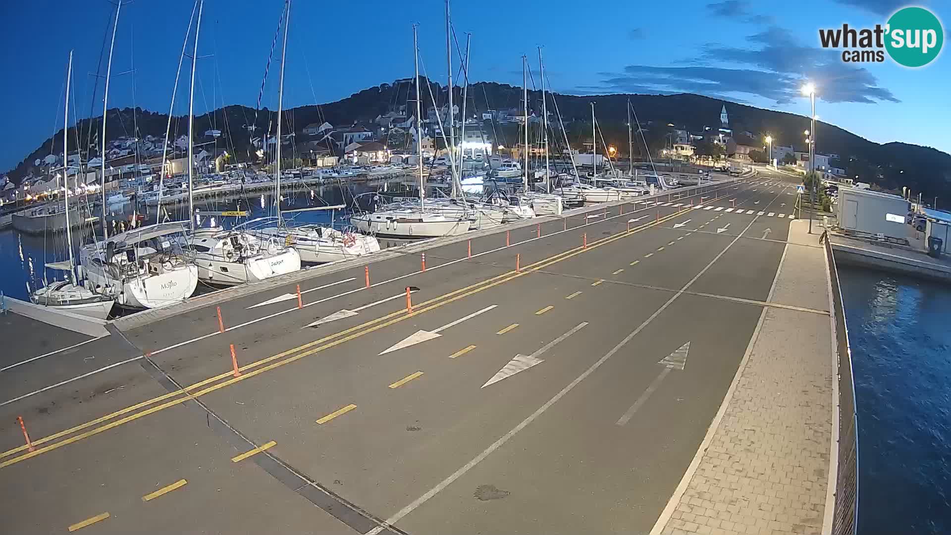Dalmatie Tkon Traversier – webcams Croatie