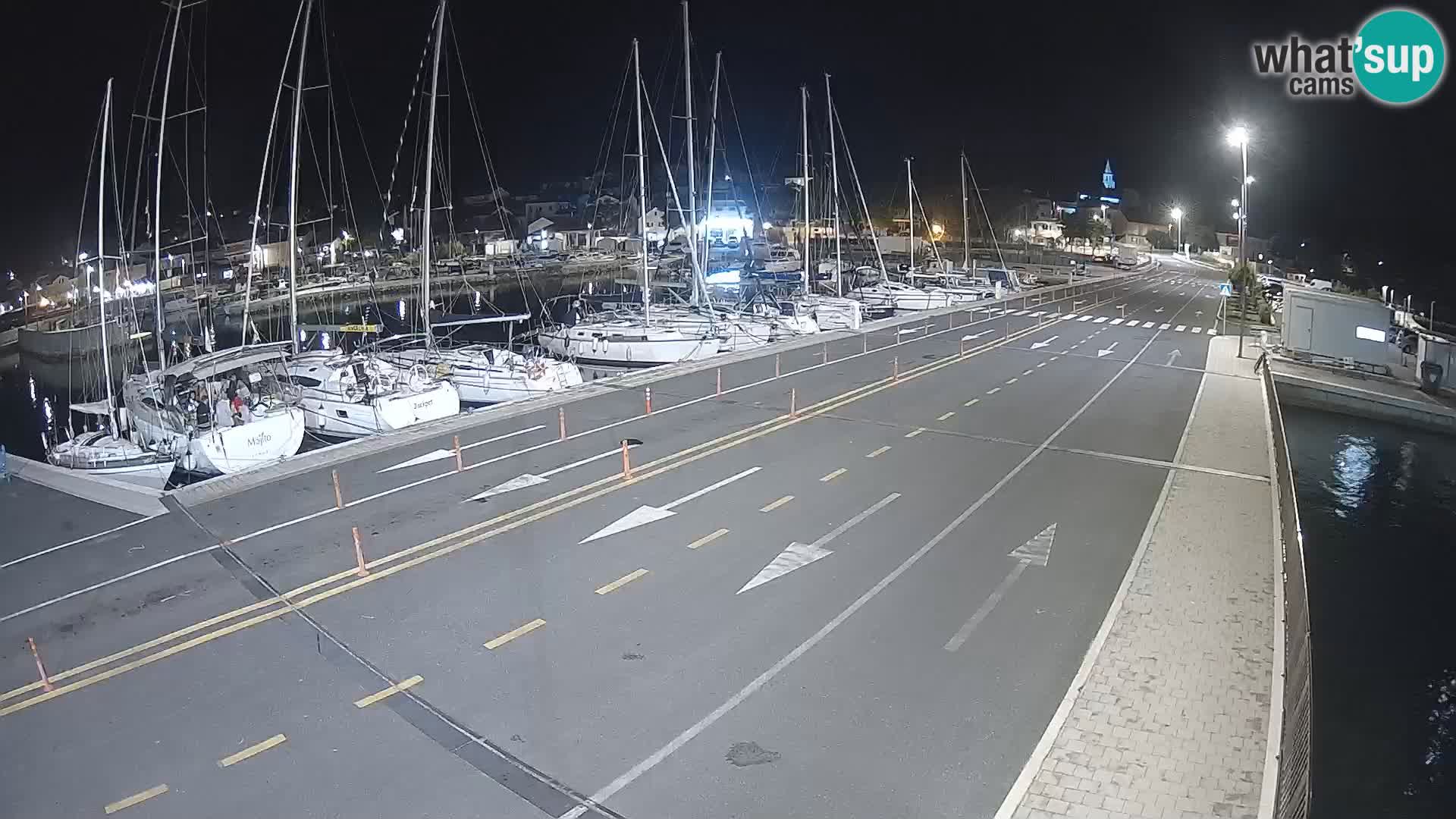 Dalmacia Tkon Transportar- webcams Croacia