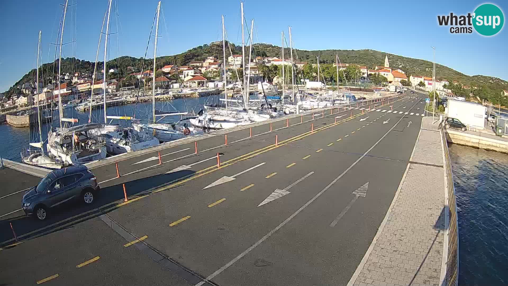 Dalmacia Tkon Transportar- webcams Croacia