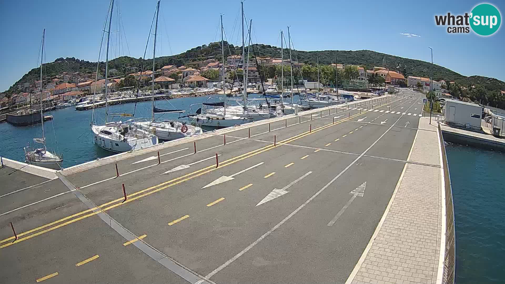 Dalmacija Trajekt Tkon – spletne kamere Hrvaška