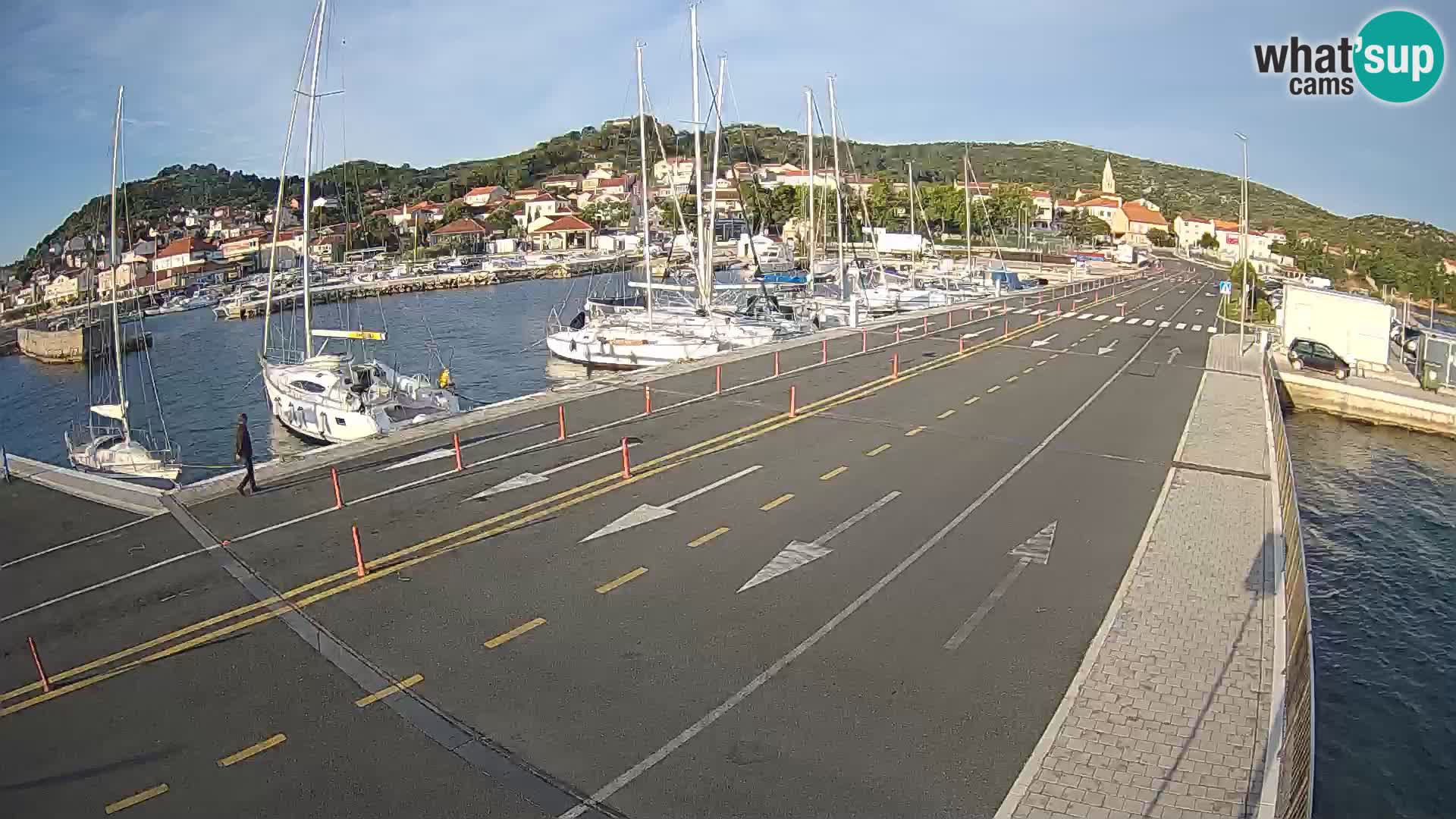 Dalmatia Tkon Ferry – webcams Croatia