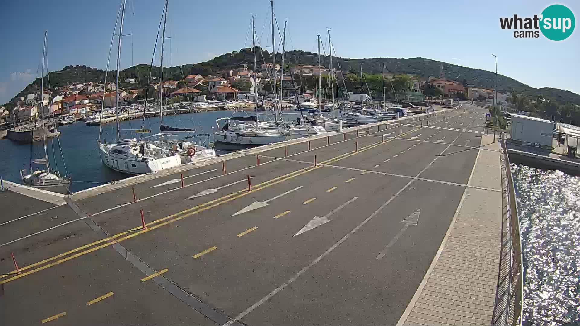 Dalmatie Tkon Traversier – webcams Croatie