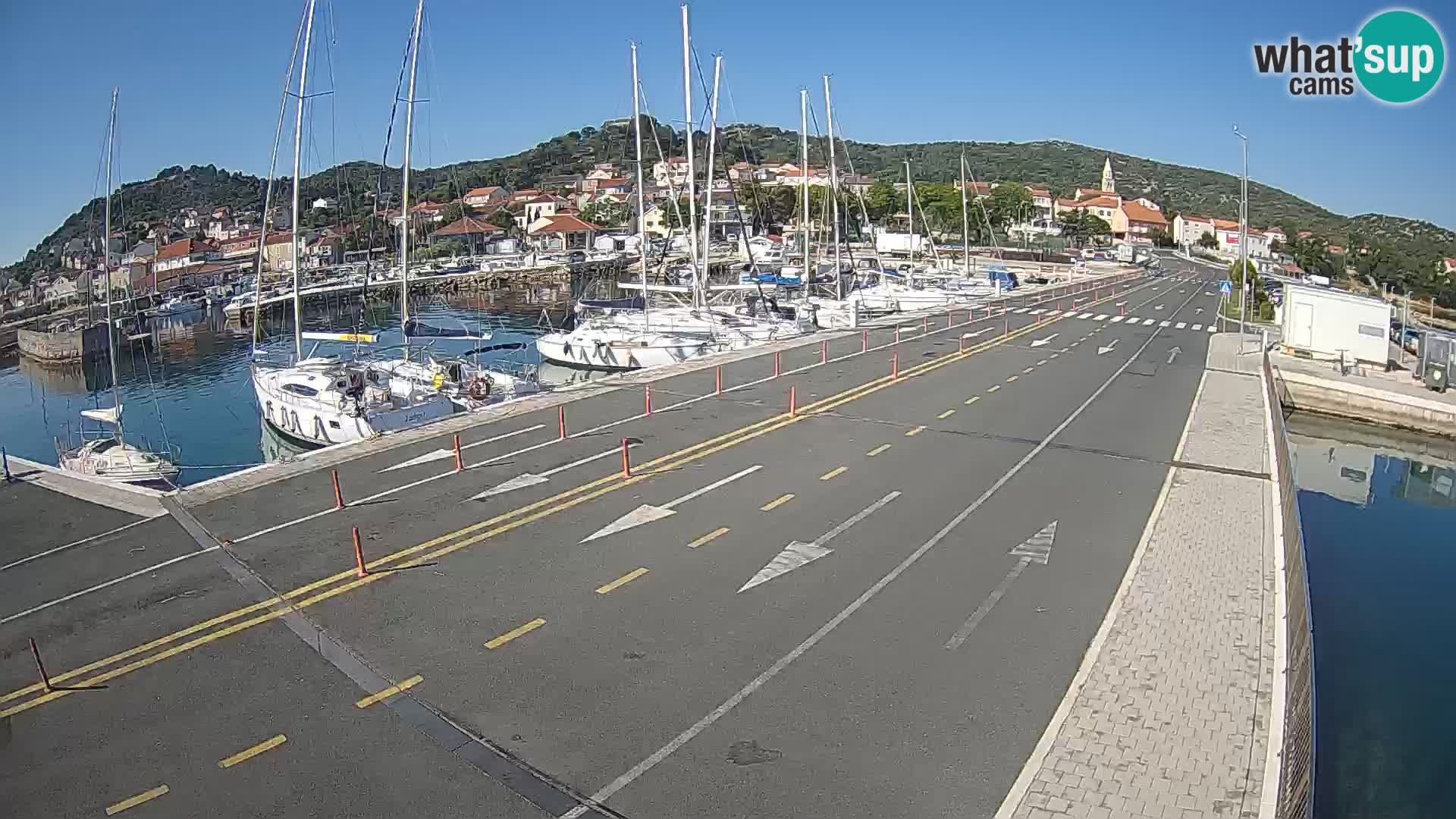 Dalmacia Tkon Transportar- webcams Croacia