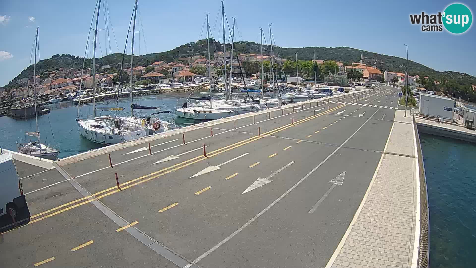 Dalmatie Tkon Traversier – webcams Croatie