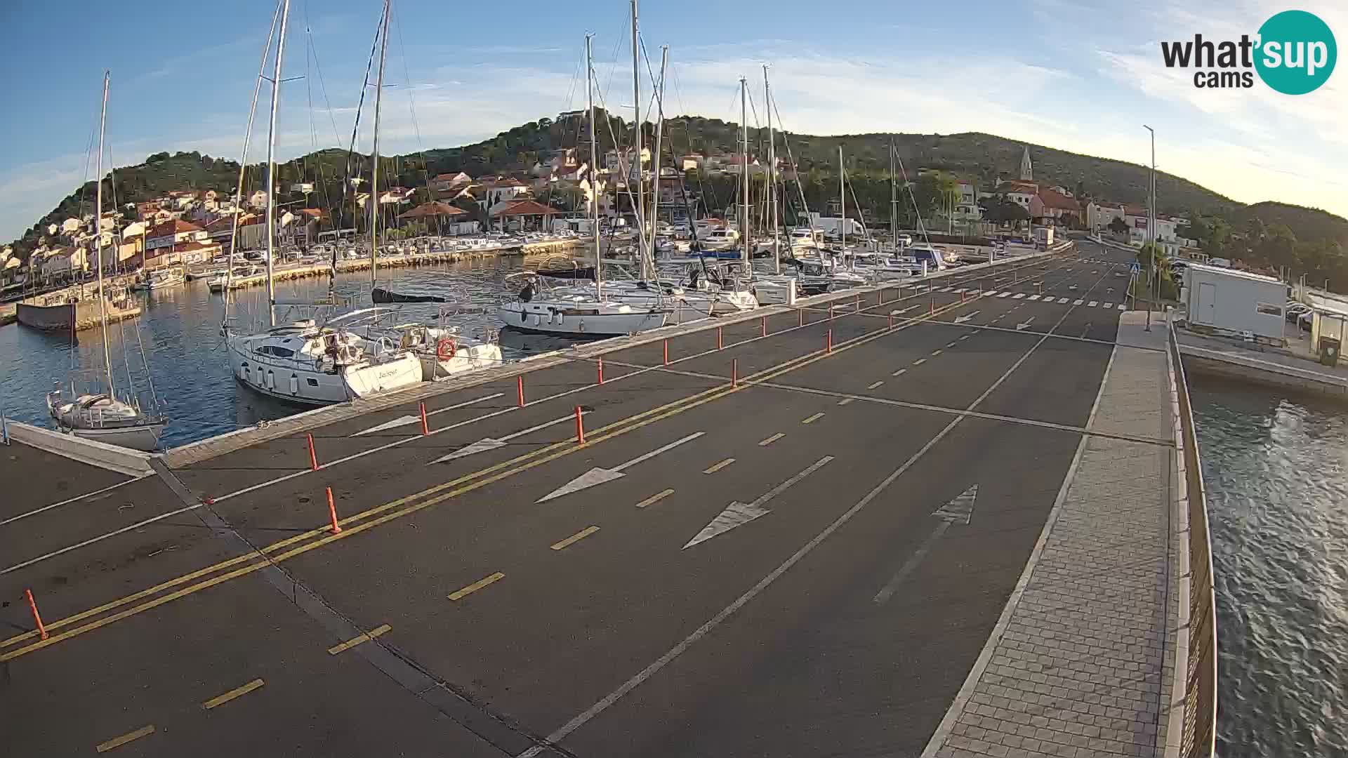 Dalmatie Tkon Traversier – webcams Croatie