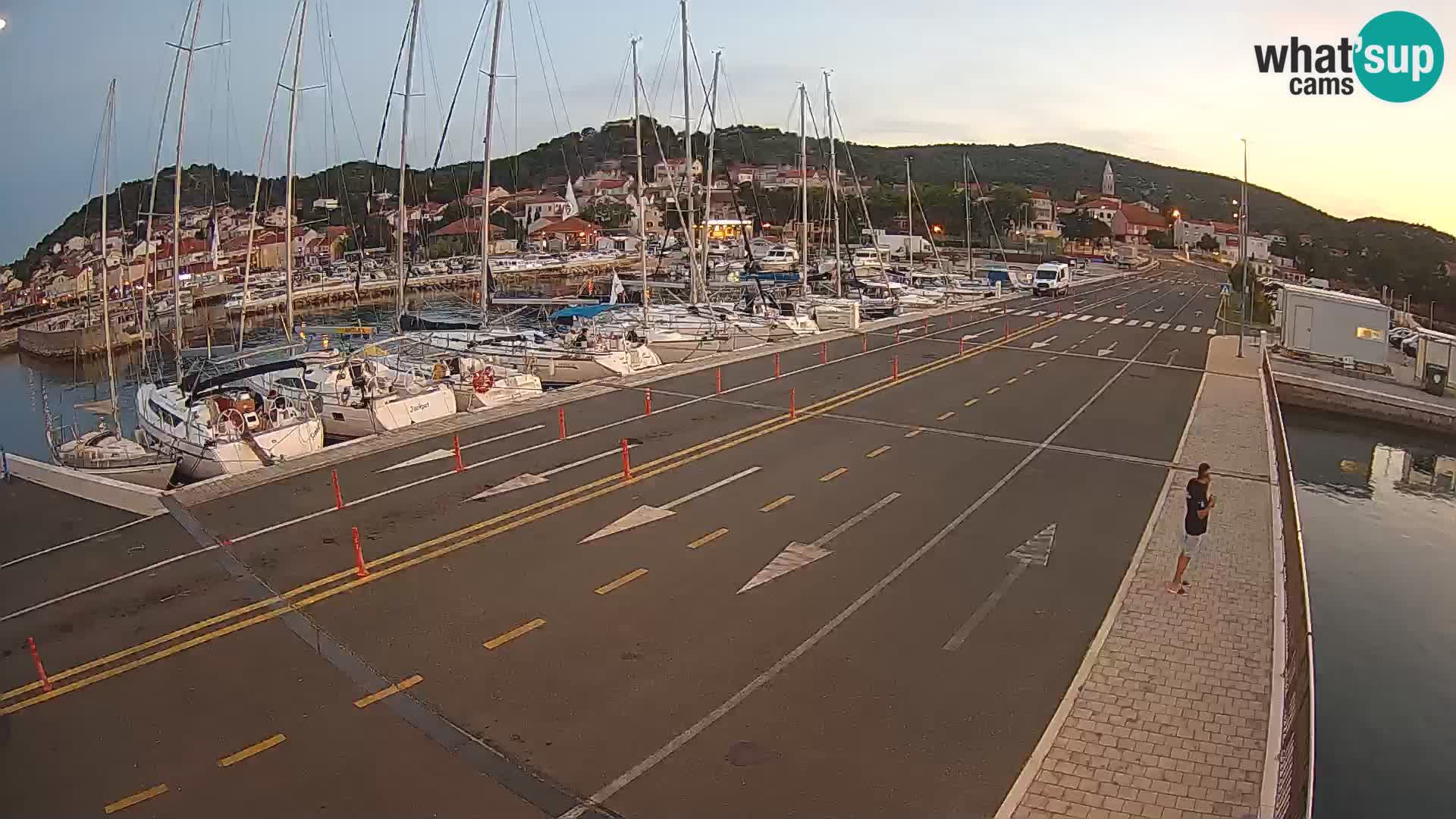 Dalmatie Tkon Traversier – webcams Croatie