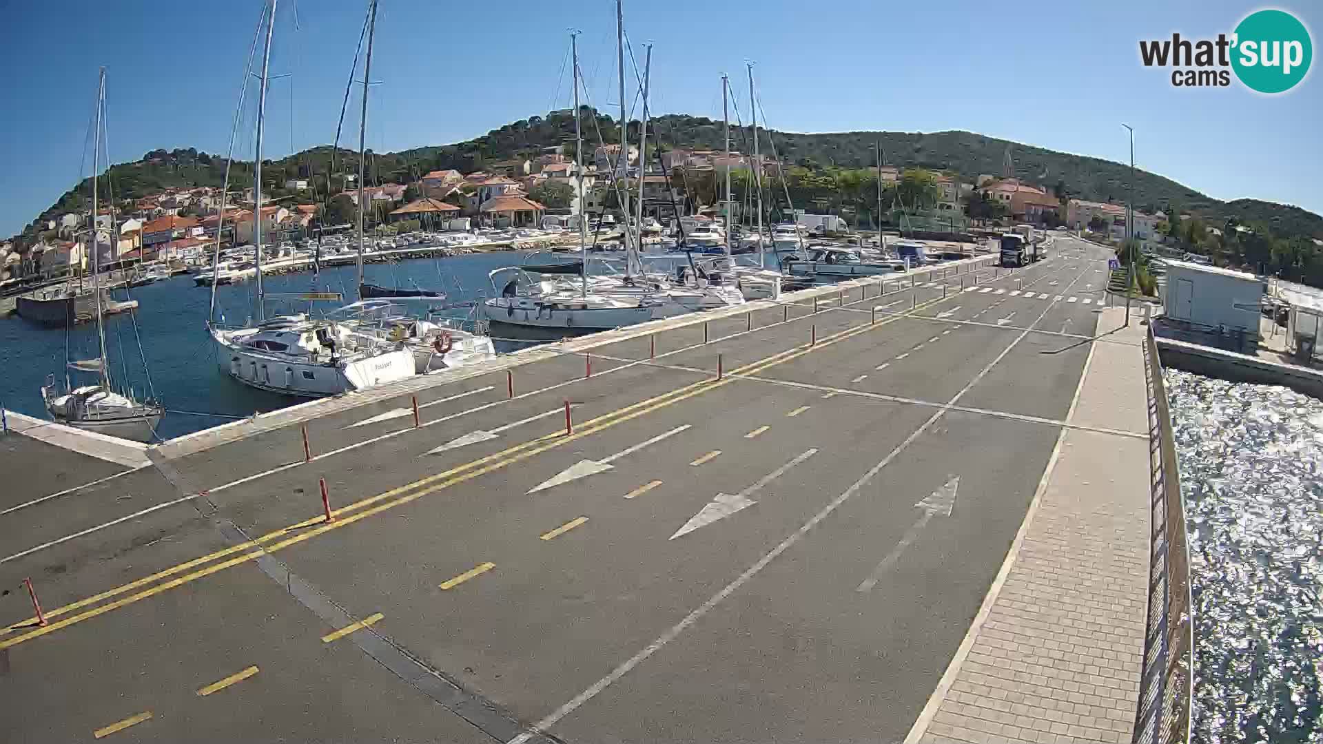 Dalmacia Tkon Transportar- webcams Croacia