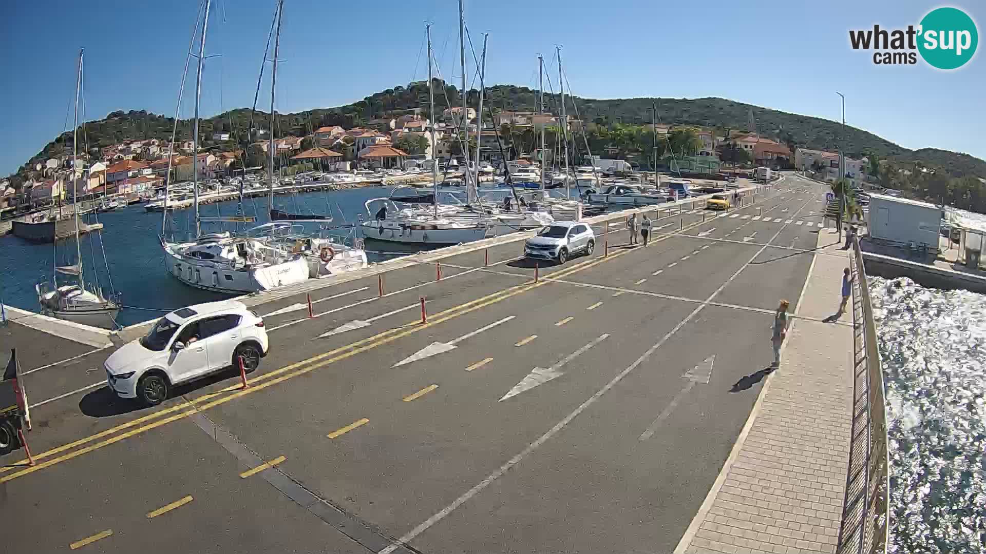 Dalmacia Tkon Transportar- webcams Croacia