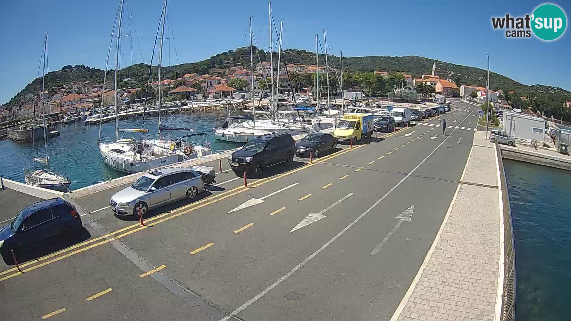 Dalmatie Tkon Traversier – webcams Croatie