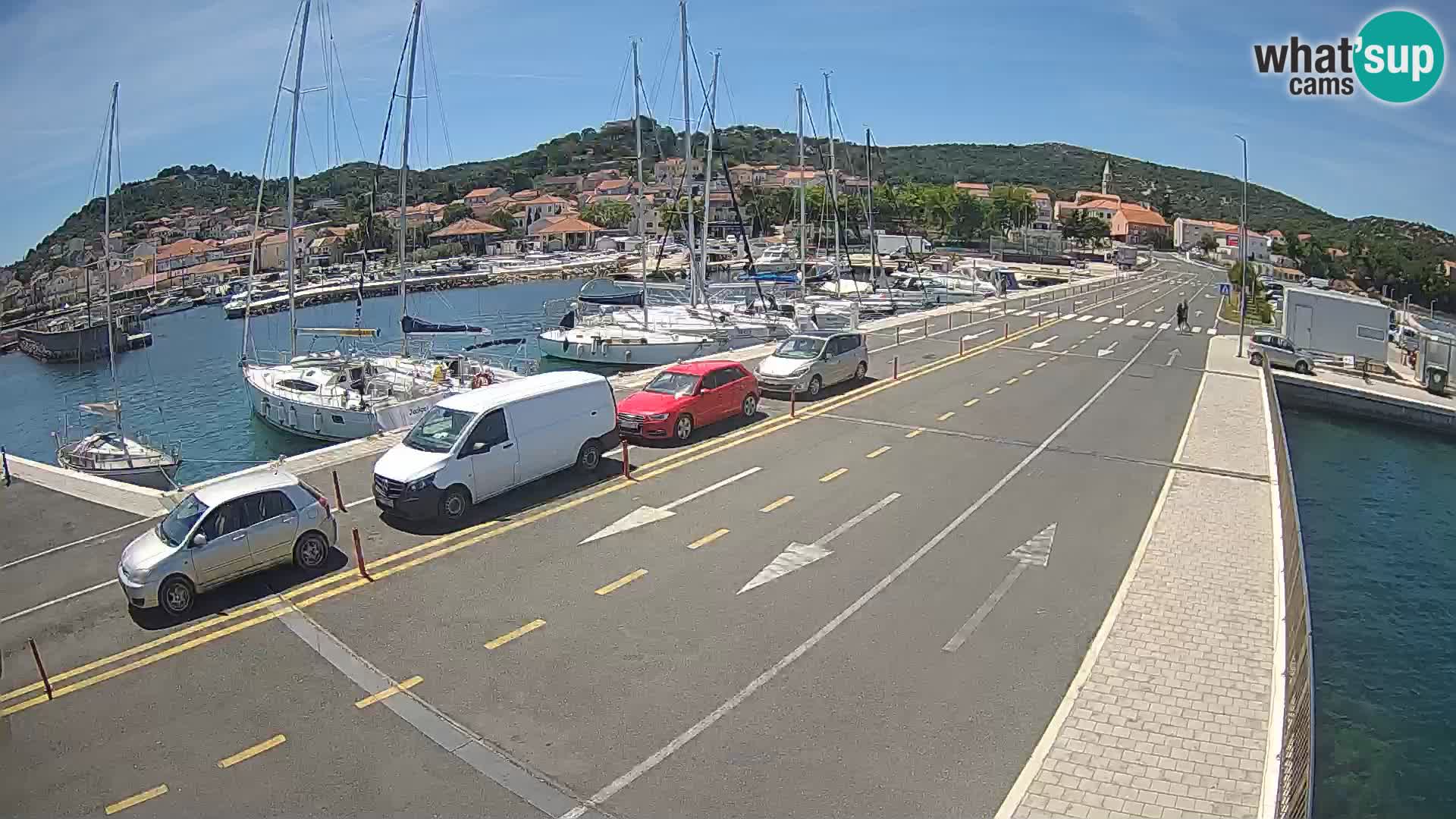 Dalmatie Tkon Traversier – webcams Croatie