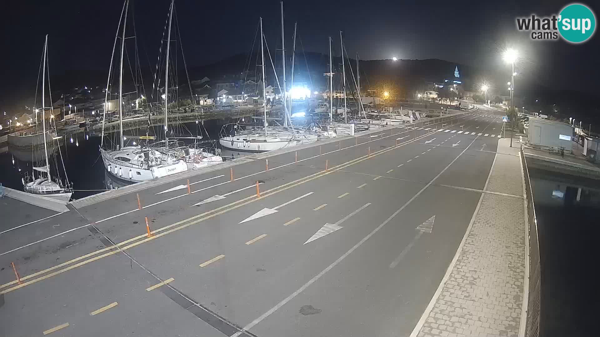 Dalmacia Tkon Transportar- webcams Croacia