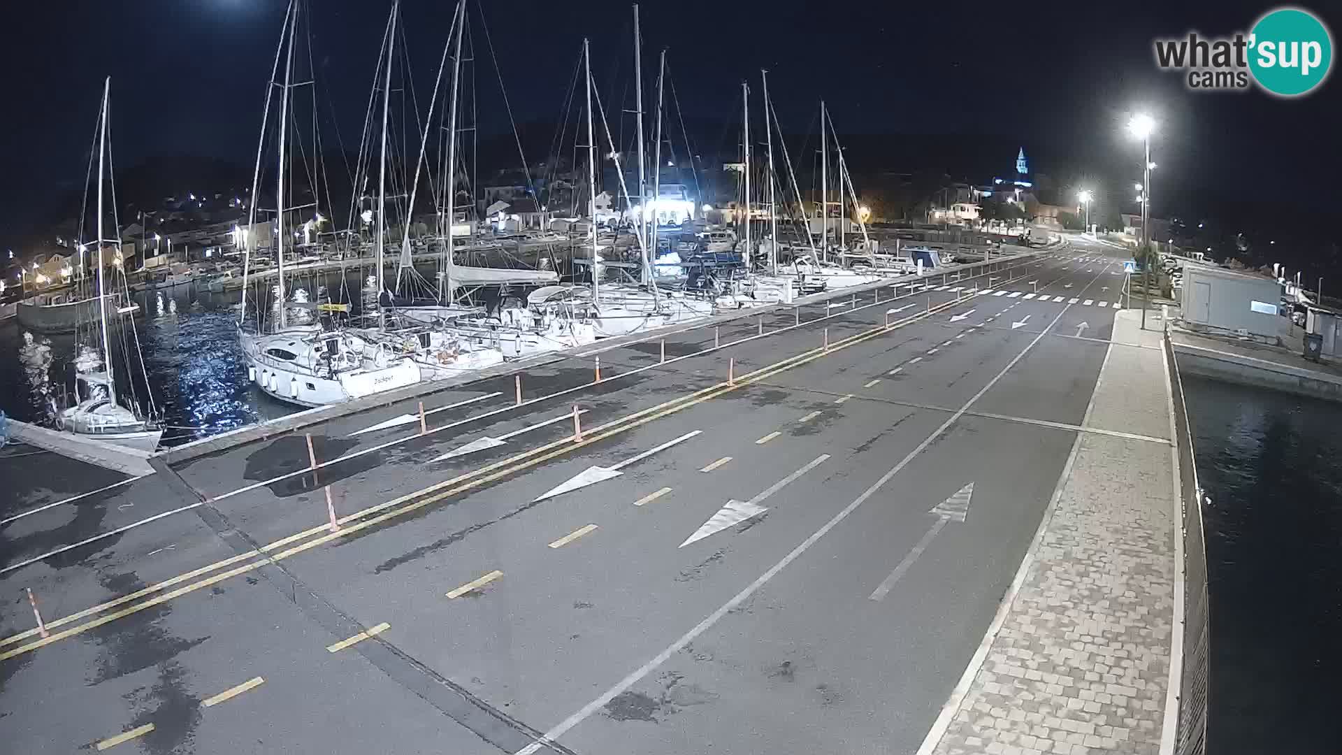 Dalmatie Tkon Traversier – webcams Croatie
