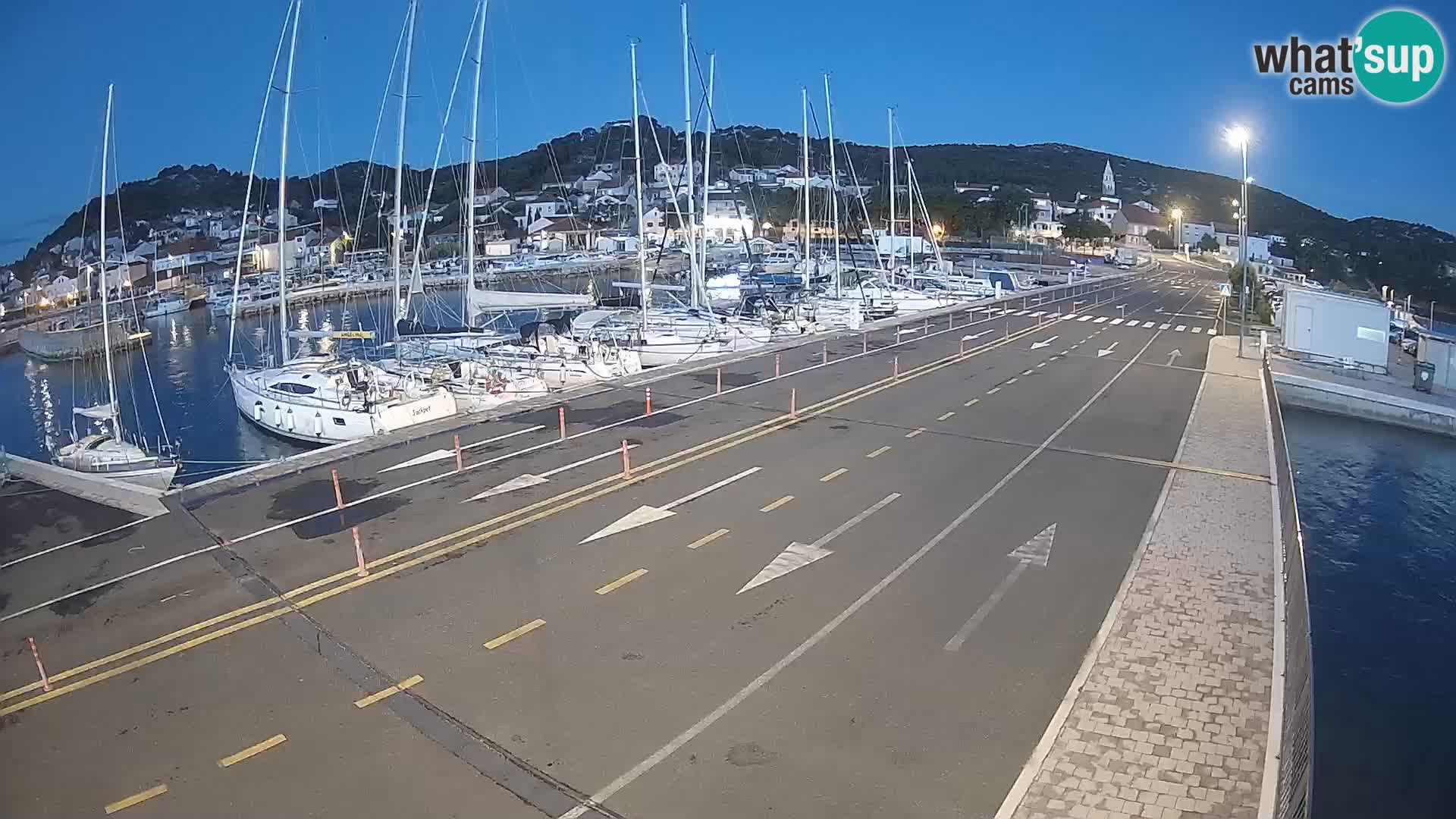 Dalmacia Tkon Transportar- webcams Croacia