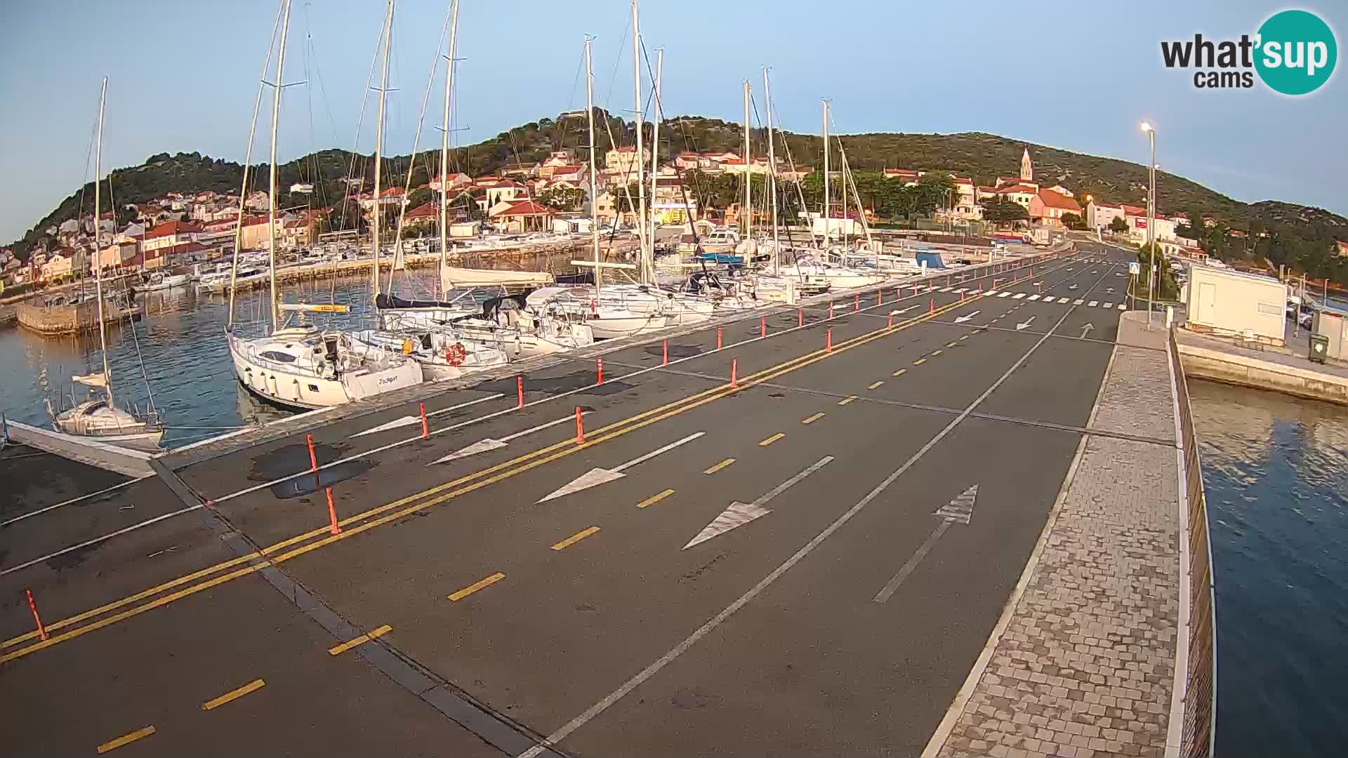 Dalmatie Tkon Traversier – webcams Croatie
