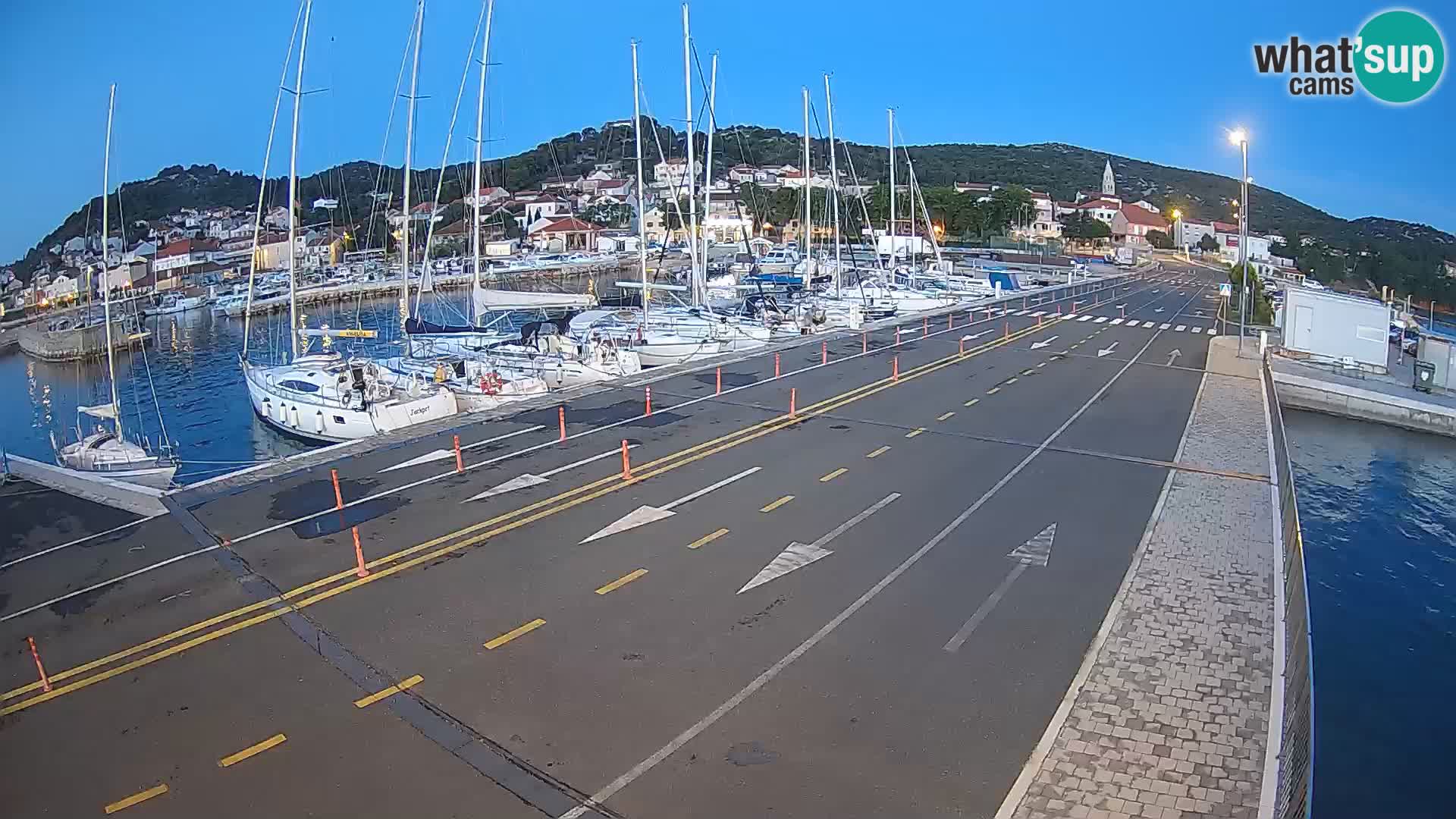 Dalmacia Tkon Transportar- webcams Croacia