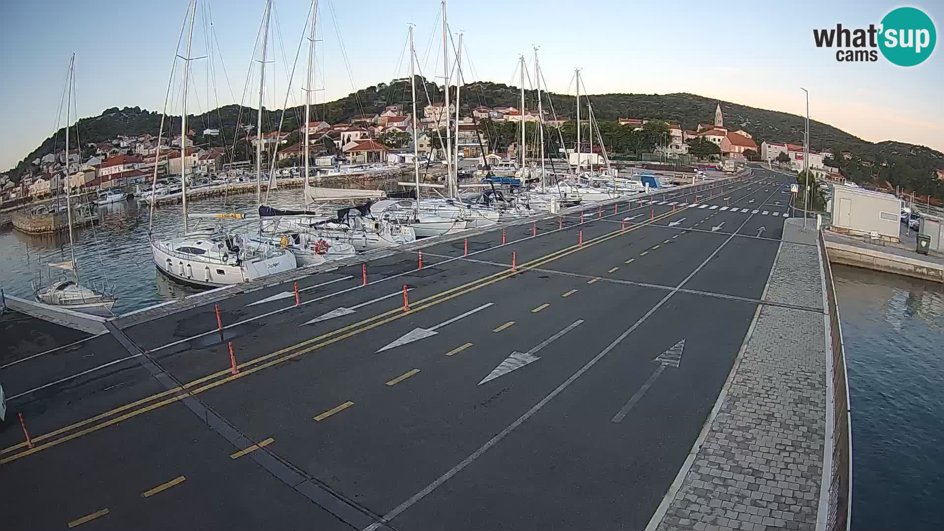 Dalmatie Tkon Traversier – webcams Croatie