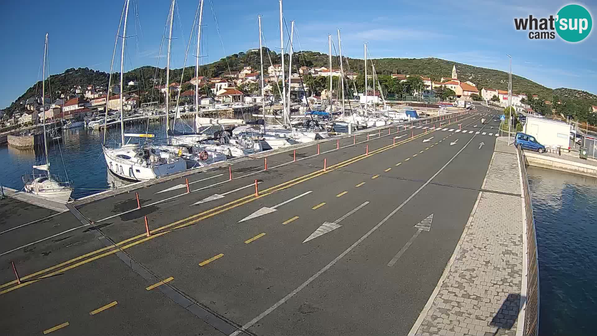 Dalmatie Tkon Traversier – webcams Croatie