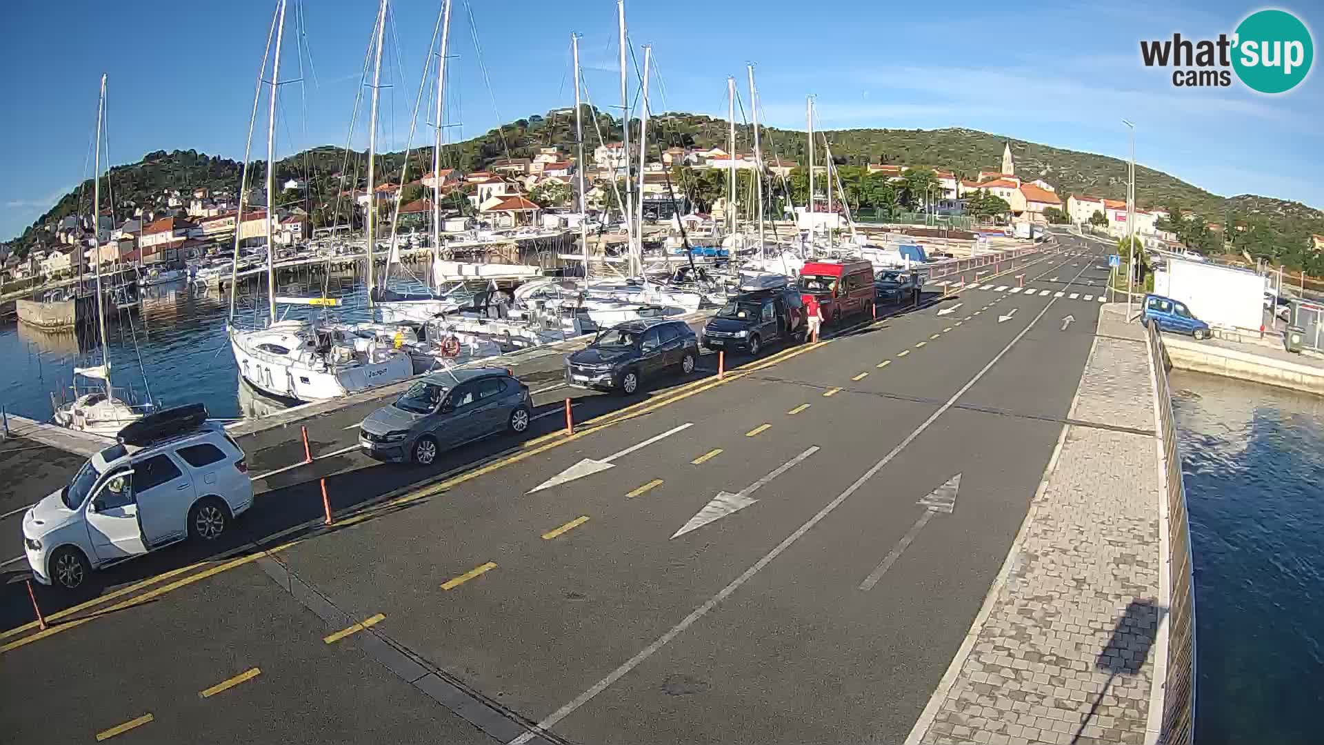 Dalmacija Trajekt Tkon – spletne kamere Hrvaška