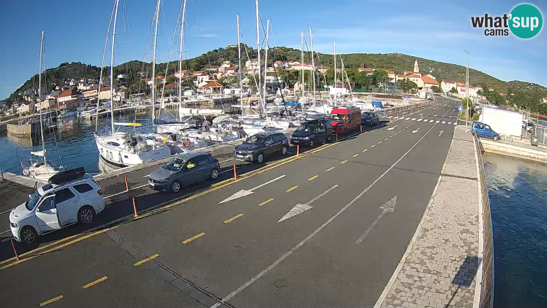 Dalmatie Tkon Traversier – webcams Croatie