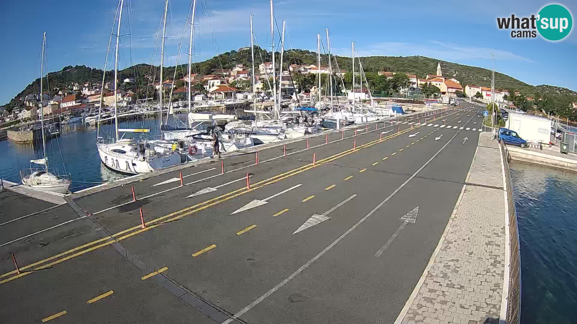 Dalmacia Tkon Transportar- webcams Croacia