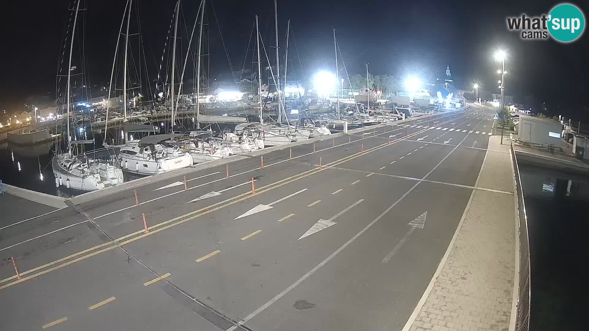 Dalmacia Tkon Transportar- webcams Croacia
