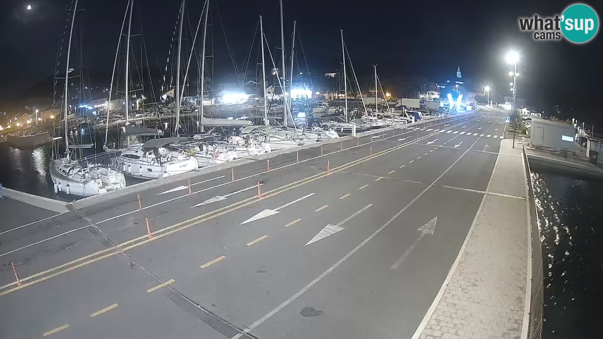 Dalmatie Tkon Traversier – webcams Croatie